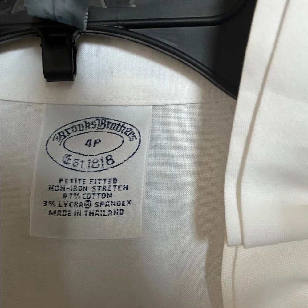 Brooks Brothers Cream Button-Up Blouse - Picture 2 of 8